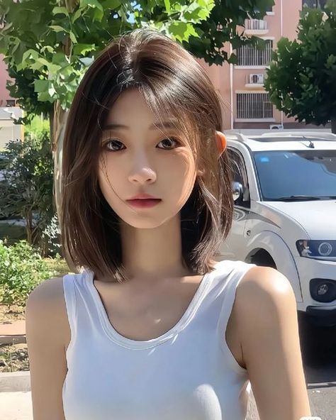 Pretty Hair Cuts, Haircut Women, Korean Short Hair, Hair Style Korea, Asian Short Hair, Shot Hair Styles, Shoulder Length Hair Cuts, Haircuts For Medium Hair, Girl Haircuts