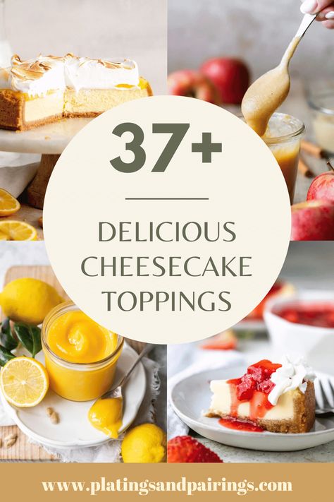 Cheesecake Toppings Bar Ideas, Mini Cheesecake Toppings, Mini Cheesecake Topping Ideas, Toppings For Cheesecake Ideas, Cheesecake Toppings Bar, Cheesecake Bar Wedding, Cheesecake Topping Ideas, Strawberry Coulis Recipe, Homemade Cherry Sauce