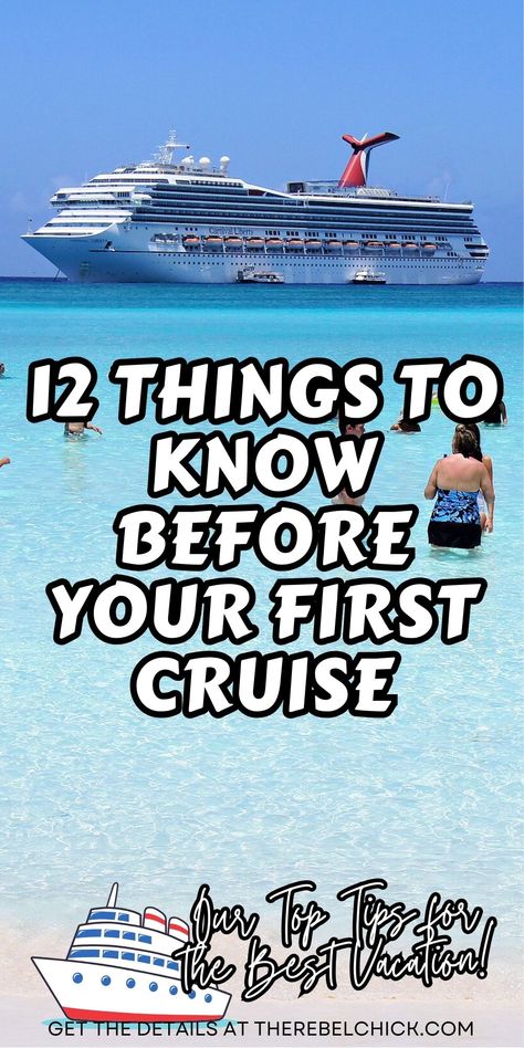 12 Things to Know Before Your First Cruise First Time Cruise Tips Royal Caribbean, Royal Caribbean Cruise Tips, Cruise Tips Royal Caribbean, Cruise Ship Pictures, Carnival Liberty, Best Cruise Deals, Royal Caribbean Cruise Lines, First Cruise, Royal Caribbean Cruise