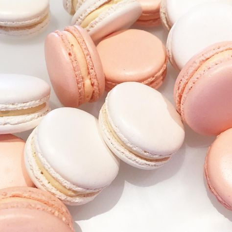 peach macaron Peach Macaron, Aesthetic Peach, French Cookies, Peach Aesthetic, Peaches And Cream, Cream Aesthetic, Macaron Recipe, Aesthetic Tumblr, Orange Aesthetic