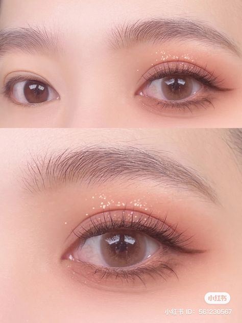 Douyin soft peachy makeup for the day 🏹💌✨ #douyinmakeup #douyin #koreanmakeup #koreanbeauty #makeup Peachy Douyin Makeup, Peachy Makeup Tutorial, Peach Douyin Makeup, Douyin Makeup Soft, Peachy Makeup Look, Dasique Shadow Palette, Peachy Makeup, Peach Eye Makeup, Nude Eye Makeup