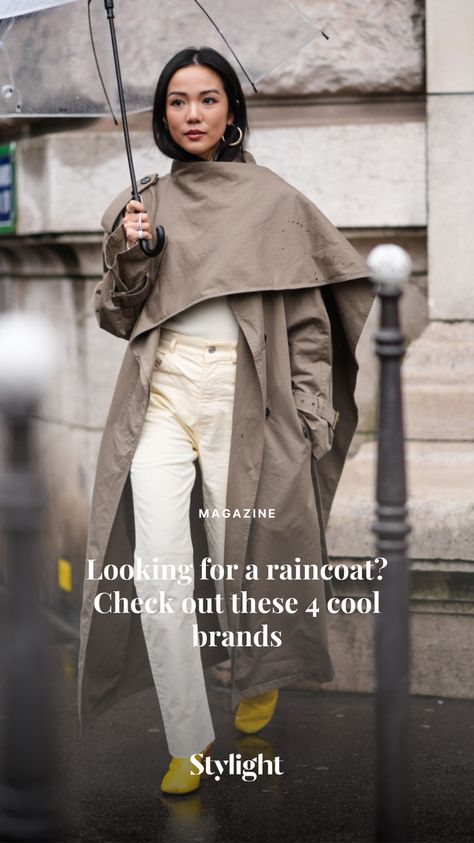 Looking for a cool but still functional raincoat? Then check out these 4 brands that will keep you dry (and stylish). 

#raincoat #raincoatbrand #rains #stutterheim #rainjacket Stutterheim Raincoat, Stylish Raincoats, Rainwear Fashion, Rain Coat, Rain Wear, Brand You, Rain Jacket