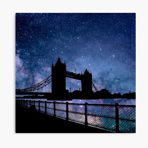 Tower Bridge Painting, London Bridge Painting, Bridge Canvas Painting, Bridge Silhouette, Bridge Drawing, Namsan Tower, London Tower, Modern Art Canvas Painting, Bridge Painting