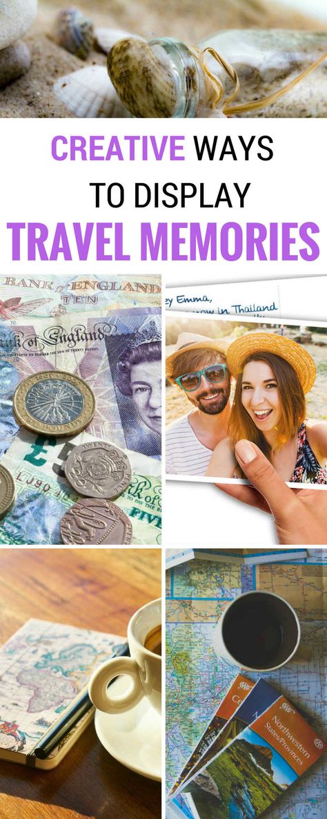 DIY ideas for how to preserve and display your travel memories and souvenirs. While it’s easy to pick up a T-shirt at any souvenir shop (and we still do sometimes!), we’ve aimed for some unique, interesting ways to preserve your trip memories. After a lot of though (and a lot of pruning of the list, these are the travel memories ideas that we love the best. Trip Memories Ideas Display, Diy Vacation Souvenirs, Souvenir Wall Travel Memories, Vacation Display Ideas, Vacation Keepsake Ideas, Vacation Memories Display, How To Display Travel Souvenirs, Display Souvenirs Ideas, Travel Memories Ideas