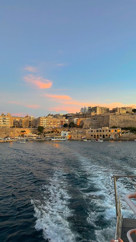 Sliema Malta Aesthetic, Malta Astethic, Malta Wallpaper, Sea Sunset Aesthetic, Malta Aesthetic, Malta Summer, Malta Map, Valetta Malta, Malta Photography