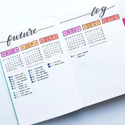 242 Followers, 393 Following, 517 Posts - See Instagram photos and videos from Katie Diekhaus (@katiediek) Bullet Journal Future Log Layout, Future Log Ideas, Future Log Bullet Journal, New Bullet Journal, Log Ideas, Bullet Journal Minimalist, Future Log, Bullet Journal Monthly Spread, Bullet Journal Page