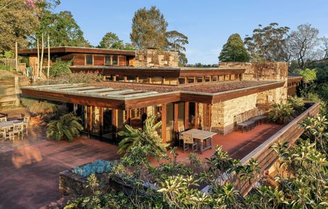 This Unparalleled Mid-Century Masterpiece Is The DREAM Home Kaufmann House, Usonian Style, Castle Hill, Top Architects, Most Beautiful Gardens, Australian Architecture, Architecture Awards, Prairie Style, Australian Homes