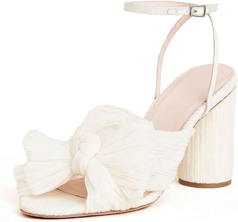 Amazon.com | VIMISAOI Womens High Block Chunky Heel Sandals Fashion Open Toe Ankle Buckle Strap Pleated Bow Heel Sandals Wedding Dress Shoes Pumps | Heeled Sandals Wedding Dress Sandals, Wedding Shoes Pumps, Chunky Heel Sandals, Bridal Wedding Shoes, Wedding Dress Shoes, Chunky High Heels, Bow Heels, Wedding Sandals, Chunky Heels Sandals