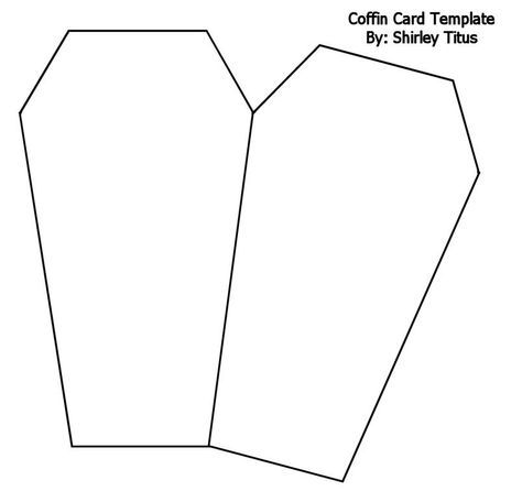 Cards Template | am entering this card in the following Halloween Challenges: Coffin Invitations, Coffin Template, Coffin Card, Halloween Cards Diy, Printable Halloween Invitations, Poison Bottle, Halloween Paper Crafts, Carte Halloween, Halloween Cards Handmade