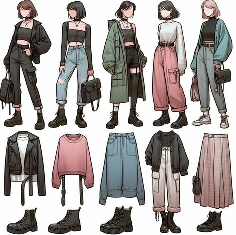 Art Outfits - Dress design sketches Teen fashion outfits Fashion inspiration design Pastel goth outfits Fashion Saree wearing styles Cute Arcade Outfits, Artist Look Outfit, Art Girl Outfit, Tomboy Outfit Ideas, Pastel Goth Outfits, Saree Wearing, Saree Wearing Styles, Art Outfit, Art Outfits