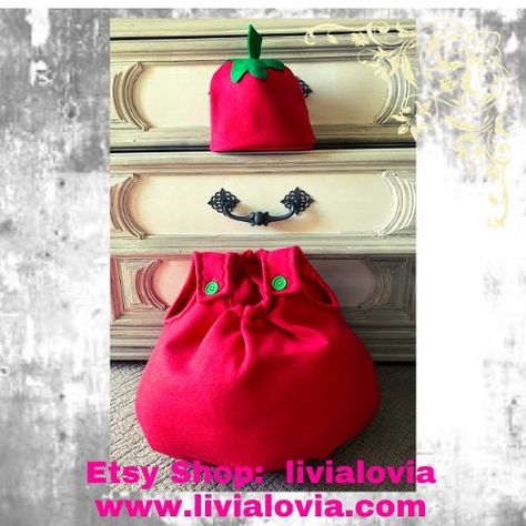 Dumpling Costume, Cherry Costume, Tomato Costume, Vegetable Costumes, Moldable Plastic, Traveling Husband, Apple Costume, Handmade Costumes, Fleece Hat