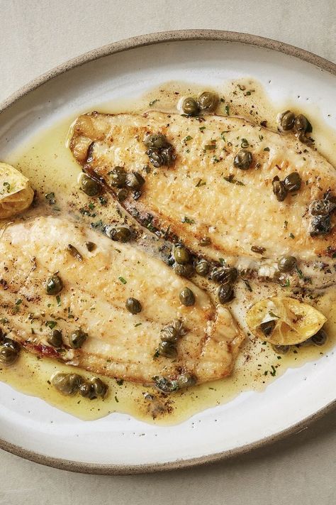 Sole Fish Recipes Pan Fried, Pan Fried Sole Fillets, Pan Fried Fish With Lemon Butter Sauce, Fish Fillet With Lemon Butter Sauce, Zesty Lemon Butter Fish Fillet, Dover Sole, Sole Recipes, Sole Fish, Lemon Caper Sauce