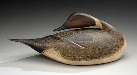 Christies Auction House, Decoy Carving, Contemporary Craftsman, Duck Art, Duck Decoys, Feather Painting, American Folk Art, Magazine Art, Craft Work