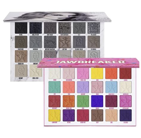 Jeffree Star Cosmetics Jaw Breaker and Cremated Eyeshadow Palette Bundle Set of 2 Cremated Pallete Looks Jeffree Star, Jeffree Star Jawbreaker Palette Looks, Jaw Breaker, Pricked Jeffree Star Looks, Jeffree Star Palette, Jeffrey Star Makeup Palette, Ultra Beauty, Star Makeup, Brain Freeze