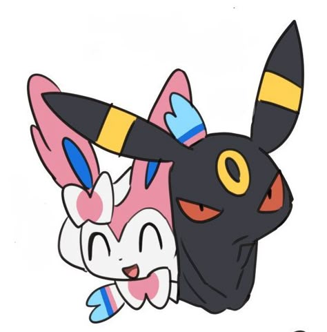 Sylveon And Umbreon Matching Pfps, Umbreon X Sylveon, Umbreon And Sylveon, Sylveon And Umbreon, Sylveon Pfp, Sylveon X Umbreon, Umbreon Sylveon, Sylveon Umbreon, Evee Evolution