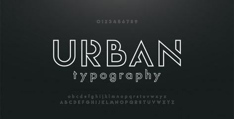 Urban Logo Design, Neon Font, Modern Alphabet, Futuristic Typography, Urban Logo, Match Font, Advertising Logo, Alphabet Templates, Typography Alphabet