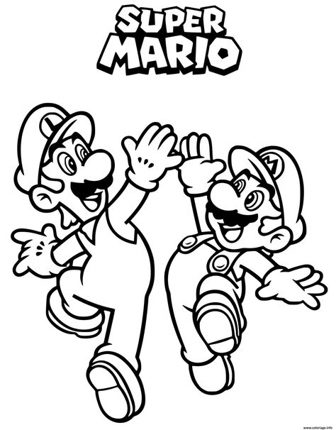 Print out these free coloring pages and have some fun with your kids. They'll love coloring the famous Mario and Luigi brothers as they clap their hands in excitement.

#mario #luigi #marioandluigi #nintendo #coloringpages #kids Mario And Luigi Coloring Pages, Luigi Coloring Pages, Clapping Hands, Beautiful Coloring Pages, Mario Coloring Pages, Paw Patrol Coloring, Paw Patrol Coloring Pages, Fun Adventures, Mario Luigi