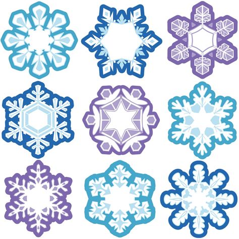 PRICES MAY VARY. Snowflake Cutout Decorations: you will receive 90 pieces winter paper cuts which include 9 different styles of snowflakes with the size of 5.91 x 5.91 inches, 10 pieces for each style, and a total of 120 pieces adhesive glue points in package; The lovely and adorable snowflake patterns will be very eye-catching decorated on your home, classroom, etc. easily arising interests and adding a warm and festive atmosphere Cute Winter Themed Designs: the holiday cutouts contain 9 differ Bulletin Board For Classroom, Holiday Classroom Decorations, Seasonal Bulletin Boards, Bulletin Board Tree, Halloween Classroom Decorations, Winter Bulletin Board, Christmas Name Tags, Winter Party Themes, Homeschool Holidays