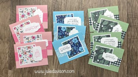 Note Card Gifts, Washi Tape Cards, Birthday Cards For Women, Designer Paper, Making Greeting Cards, Quick Cards, Stamping Up Cards, Handmade Birthday Cards, Card Sketches