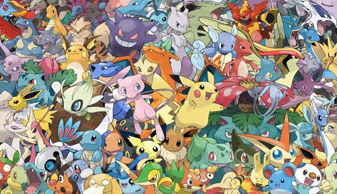 Pokemon Collage - by Paul Arnold Pokemon Pc Wallpaper, Pokémon Collage, Pokemon Wallpaper Hd 4k, Pokemon Collage, First Gen Pokemon, Dinosaur Art Projects, Pokemon Original, 150 Pokemon, 151 Pokemon