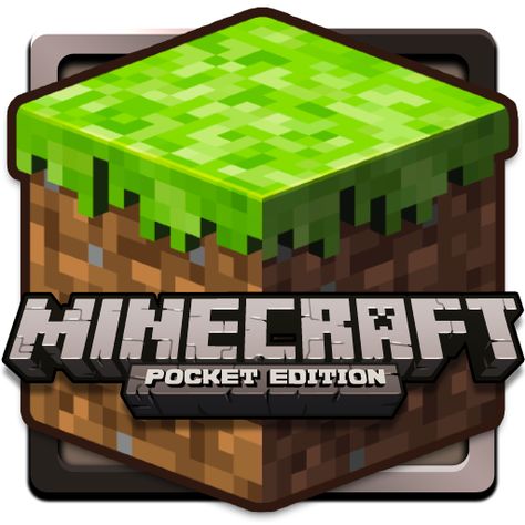 Icon for Minecraft Pocket Edition. Minecraft App, Minecraft Logo, Minecraft Printables, Minecraft Pocket Edition, Frutiger Aero, Minecraft Tips, Unicorn Invitations, Minecraft Pe, How To Play Minecraft