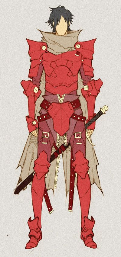 Crimson Knight - concept by MizaelTengu on deviantART Crimson Knight, Suit Inspiration, Illustration Reference, Anime Reference, Soul Calibur, Fantasy Armor, Armor Concept, Character Design Male, Fantasy Inspiration