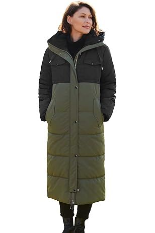 Another Choice Women's Down Coat with Detachable Hood, Long Puffer Coat Women Winter Jacket : Amazon.ca: Clothing, Shoes & Accessories Winter Jackets Women Cold Weather, Womens Parka Winter, Best Winter Jackets, Parka Jackets, Long Quilted Coat, Warm Jackets, Winter Coat Parka, Winter Puffer Coat, Long Puffer Coat