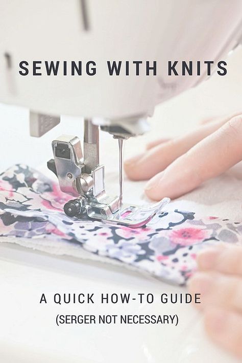 Sewing With Knits - McCall's Wrap Dress Sewalong - Sew Wrong Tips Menjahit, Corak Menjahit, Sewing Machine Needle, Sewing 101, Sew Ins, Beginner Sewing Projects Easy, Techniques Couture, Sewing Projects For Beginners, Sewing Skills