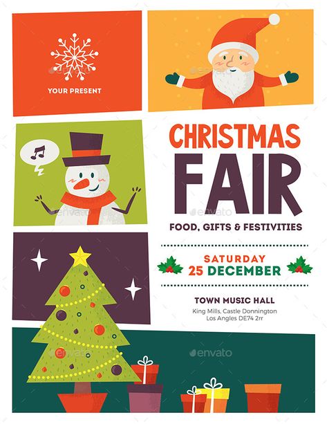 Christmas Fair Poster Design, Winter Advertising Design, Christmas Fair Poster, Christmas Sale Poster Design, Christmas Poster Design Graphics, Christmas Sale Poster, Fair Poster, Christmas Poster Design, Contest Poster