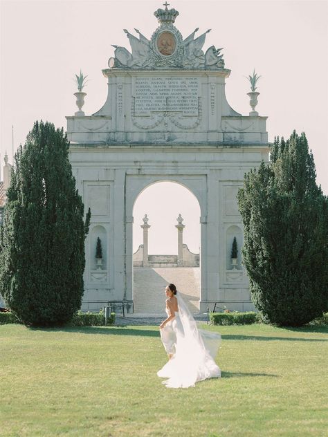 Elegant elopement at the Palacio de Seteais in Sintra, Portugal Sintra Wedding, Elegant Elopement, Portuguese Wedding, Wedding Portugal, Wedding Musicians, Sintra Portugal, Portugal Wedding, European Wedding, Destination Wedding Inspiration