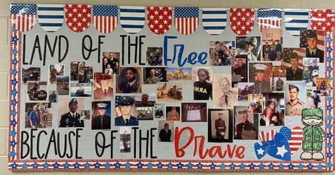 Veterans Day Activities For Kids, Thanksgiving Classroom Activities, Thanksgiving Bulletin Boards, Veterans Day Activities, Student Ambassador, Thanksgiving Classroom, Halloween Science, Class Displays, Wounded Warrior Project