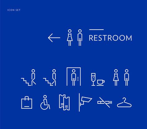 Guggenheim Museums and Foundation rebranding / 2019 on Behance Office Stickers, Museum Branding, Pictogram Design, Wayfinding Signage Design, Navigation Design, Sign System, Wayfinding Design, Wayfinding System, Signage System