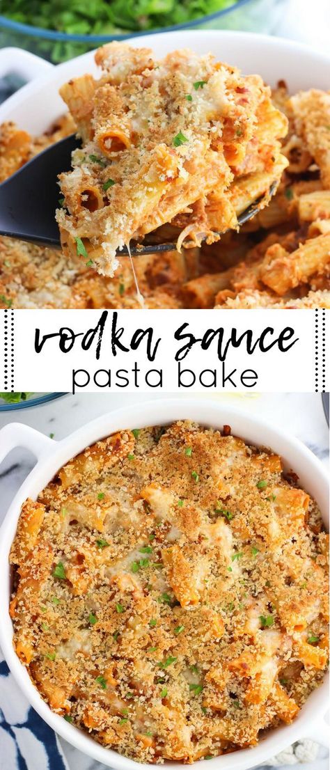 Pasta Bake Sauce, Homemade Vodka, Homemade Vodka Sauce, Vodka Sauce Recipe, Vodka Sauce Pasta, Bacon And Cheese, Sauce Pasta, Baked Pasta Recipes, Vodka Sauce