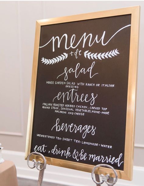 Wedding Menu Chalkboard, Wedding Menu Sign, Chalk Menu, Coffee Chalkboard, Menu Chalkboard, Italian Entrees, Artist Wedding, Wedding Chalkboard Signs, Calligraphy Signs