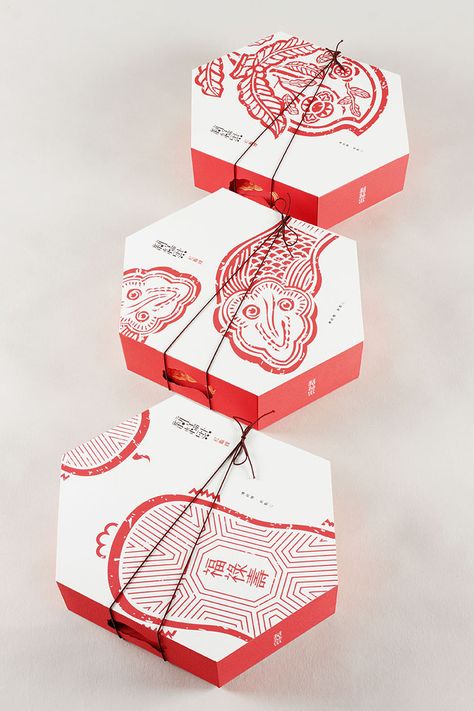 New Bakery Products on Packaging of the World - Creative Package Design Gallery Chinese Packaging Design, Chinese Branding, Chinese Packaging, Chinese Desserts, Bar Restaurant Design, Architecture Restaurant, Chinese Snacks, Bakery Products, Food Package