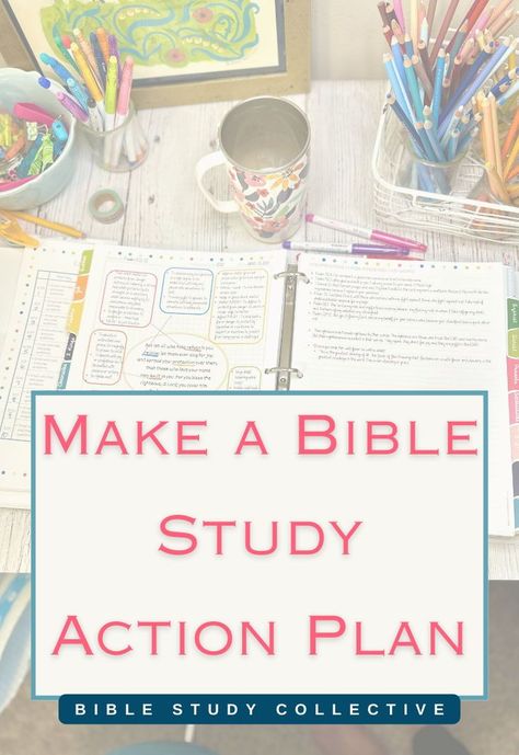 Bible Study Action Plan | Bible Study Collective | Do you want to start studying your Bible, but you are overwhelmed and don't know where to start? Make a Bible study action plan and get started studying your Bible today! Learn more on the Bible Study Collective Blog! https://biblestudycollective.com/blogs/news/overcoming-bible-study-overwhelm-part-one Husband And Wife Bible Study, Bible Study About Relationships, Personal Bible Study Ideas Jw, How To Study The Bible For Beginners, Study Your Bible, Genesis Bible Study, Starting A Bible Study, A Few Minutes Later, Bible Study Materials