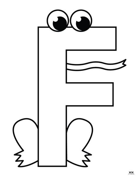 F Letter Craft Preschool, Letter F Crafts For Preschoolers Ideas, F Art Preschool, Letter Ff Crafts For Preschool, Easy Letter Crafts For Preschoolers, F Letter Activity, F Words Preschool, Letter F Coloring Page Free Printable, F Preschool Crafts