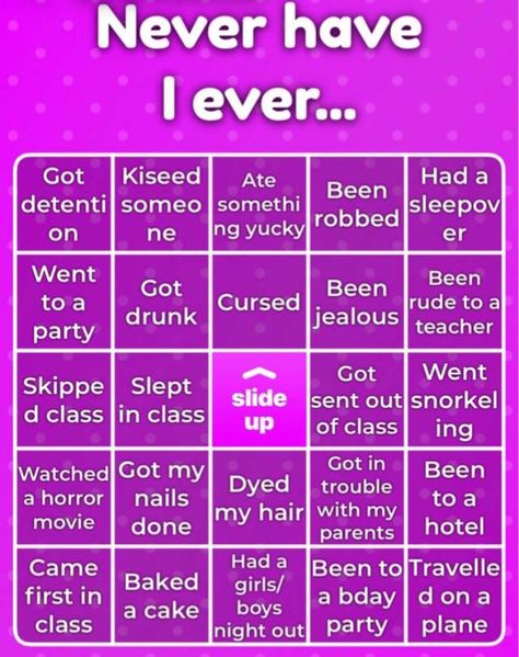 Spin The Bottle Ideas For Friends Spicy, Put A Finger Down Questions List, Crush Bingo, Bingo Crush Edition, Never Have I Ever Questions Juicy, Random Bingo, Monster High Kinnie Bingo, Lesbian Stereotype Bingo, Fill The Jars Template