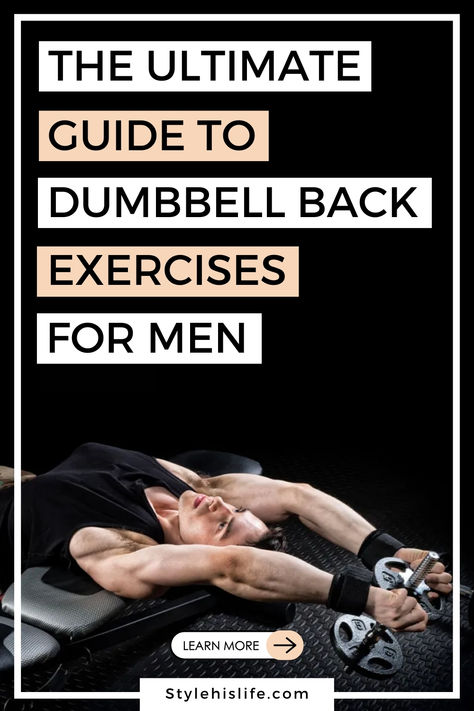 Want a back that turns heads? 🔥 Ditch the machines and grab some dumbbells! This guide reveals the best dumbbell back exercises for building a strong, chiseled back at home or in the gym. Learn proper form, get a workout routine, and unlock the secrets to that coveted V-taper physique.   #backworkout #dumbbellexercises #fitnessformen #musclebuilding #workoutmotivation #homeworkout #strengthtraining #backday #fitnesstips #gymmotivation #fitfam #bodybuilding #strongback #vtaper Dumbbell Exercises For Men, Back Exercises For Men, Dumbbell Back Exercises, Back Workout For Men, Dumbbell Back Workout, Exercises For Men, Dumbbell Exercises, Strong Back, Workout Supplements