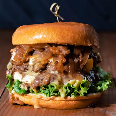 culture: the word on cheese Onion Jam For Burgers, Jam For Burgers, Caramelized Onion Jam, Smashed Burgers, Smash Burgers, Onion Jam, Interesting Recipes, Bacon Jam, Caramelized Onion