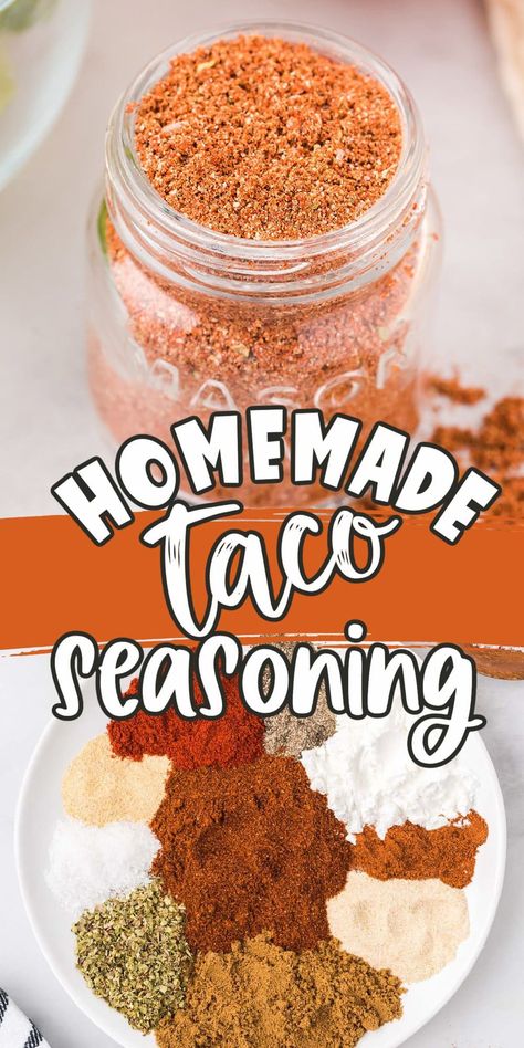 Easy Taco Seasoning Recipe, Taco Seasoning Mix Recipe, Taco Spice Mix, Taco Spice Blend, Diy Taco Seasoning, Make Taco Seasoning, Taco Seasoning Mix, Homemade Taco Seasoning Recipe, Taco Spice