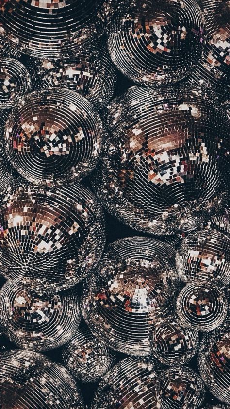 Phone Backgrounds, Black Wallpapers Tumblr, Wallpaper Iphonewallpaper, Disco Balls, Aesthetic Phone, Phone Background, Disco Ball, Black Wallpaper, Dorm Decorations