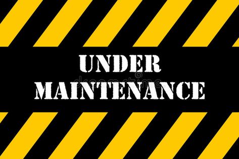 Under Maintenance Banner. Industrial design of Under maintenance sign , #AD, #Industrial, #Banner, #Maintenance, #sign, #maintenance #ad Under Maintenance Design, Maintenance Logo, Industrial Signs, Jealousy Quotes, Desktop Photos, Sign Illustration, Website Ideas, Future Apartment, Edgy Wallpaper