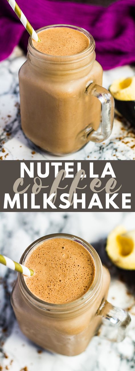 Nutella Milkshake Recipe, Coffee Milkshake Recipe, Nutella Smoothie, Nutella Coffee, Nutella Milkshake, Nutella Lover, Coffee Milkshake, Oreo Milkshake, Cold Coffee Recipes