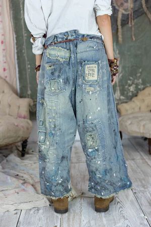 PANTS560_WSHID_3_300x Pearl Clothes, Bespoke Denim, Denim Applique, Magnolia Pearls, Artsy Clothing, Magnolia Pearl Clothing, Altered Clothing, Greg Lauren, Cinch Belt