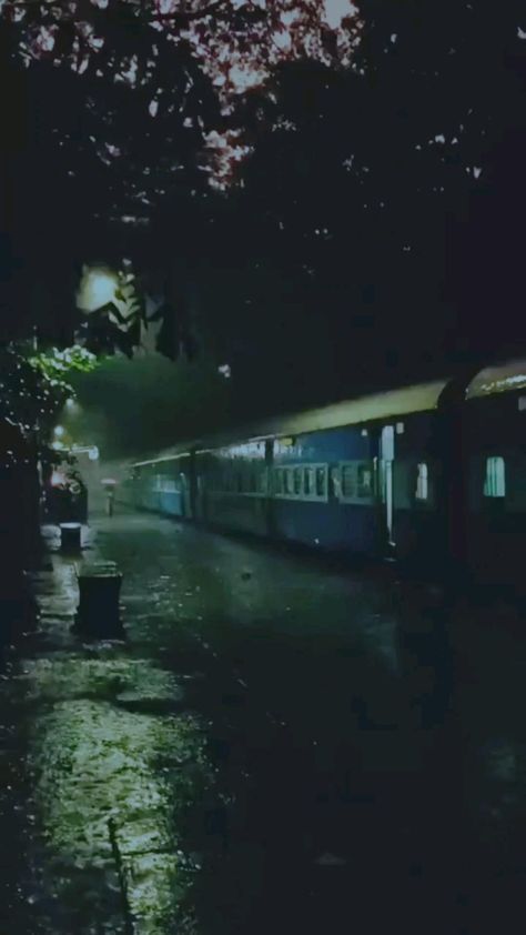 Rain Mood Video, Night Rain Video, Aesthetic Rain Video, Asthetic Vedios, Dark Night Rain Video, Rain Train, Train Video, Rainy Day Aesthetic, Alone Photography