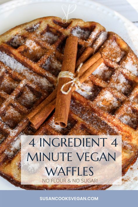 Plant Based Waffle Recipe, Whole Wheat Vegan Waffles, Vegan Cinnamon Waffles, Fluffy Vegan Waffles, Vegan Protein Waffle Recipe, Healthy Vegan Waffles, Vegan Waffles Easy, Vegan Waffles Recipe, Tofu Waffles