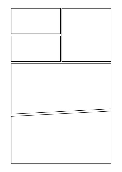 Manga Panel Outline, Manga Book Template, Comic Drawing Template, Manga Template Background, Manga Pages Drawing, Manga Paneling Layout, Manga Strip Template, Comic Panel Template, Comic Pannel Layout Blank