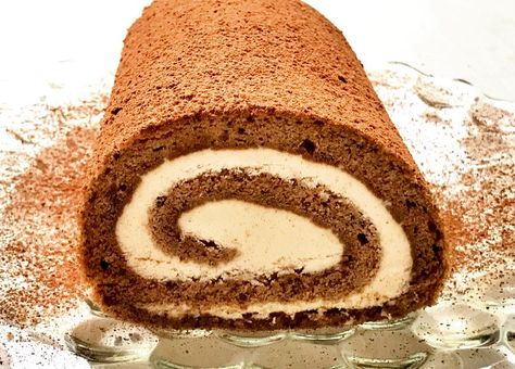 Instagram Image Tiramisu Cake Roll, Authentic Tiramisu Recipe, Ice Cream Cake Roll, Authentic Tiramisu, Log Cakes, Tiramisu Cake Recipe, Jelly Roll Cake, Cake Roll Recipes, Italian Pastries