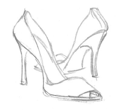 How To Doodle Art | Learn how to draw high heel shoes step 4 Design Shoes Drawing, Tatuaje Hello Kitty, Drawing High Heels, Fashion Illustrations Techniques, Fashion Drawing Sketches, 타이포그래피 포스터 디자인, Fashion Drawing Tutorial, Fashion Illustration Sketches Dresses, Fashion Design Sketchbook